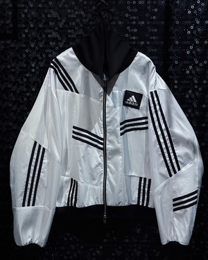 【ÆIEM】Special “original re:make” vintage patch work design High-neck track jacket