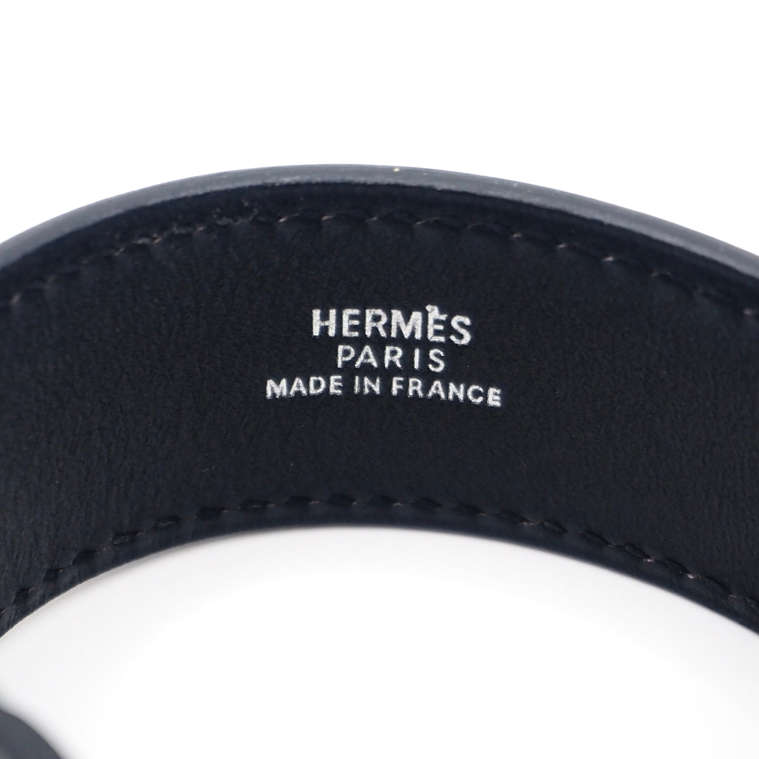 HERMES セリエ レザー ブレスレット ブラック エルメス | 2122TOKYO