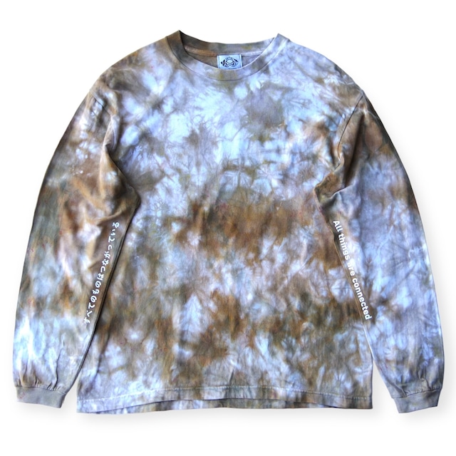 “すべてのものはつながっている” TIE DYE BIG L/S T-SHIRT 《M》