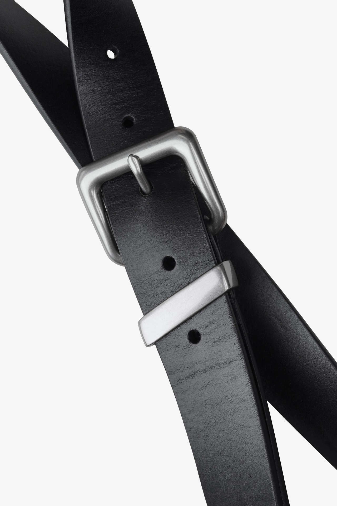 NFAI Rectangular Keeper Leather Belt