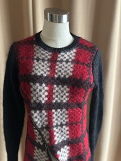 YASUTOSHI EZUMI zipper design knit-4564-3