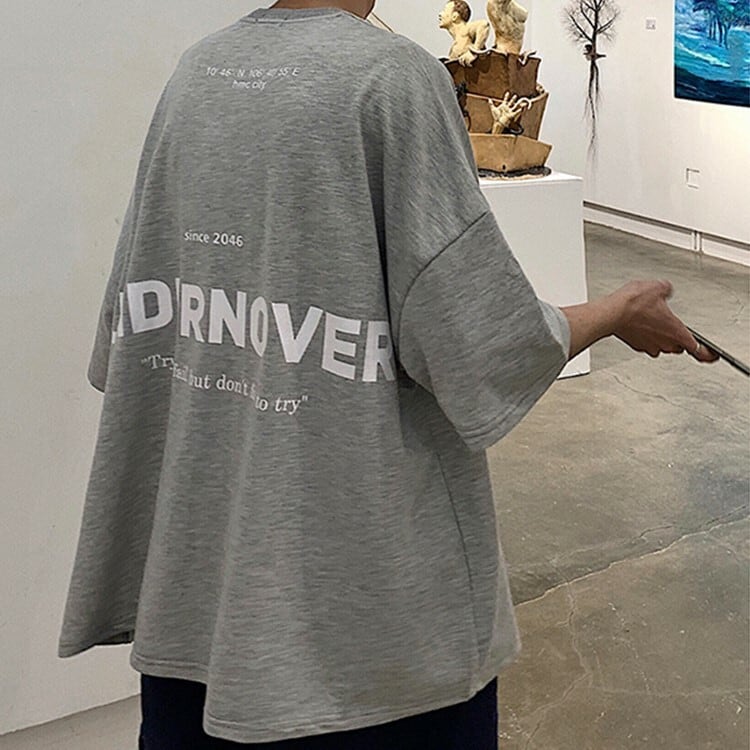 全2色 Tシャツ カットソー プリント カジュアル おしゃれ