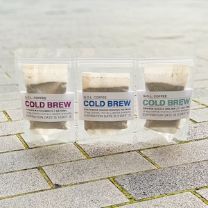 【水出しコーヒー】COLD BREW 3種パック