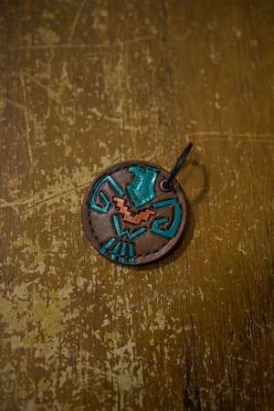 South Western 60's Vintage Key Chain / レザークラフト キーホルダー