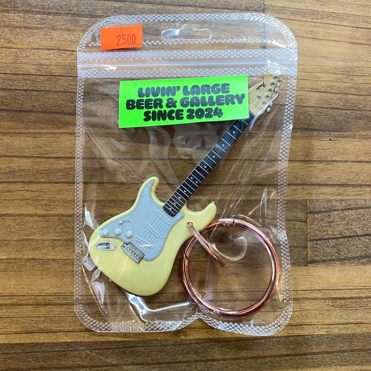 Fender Stratocaster miniature guitar keychain