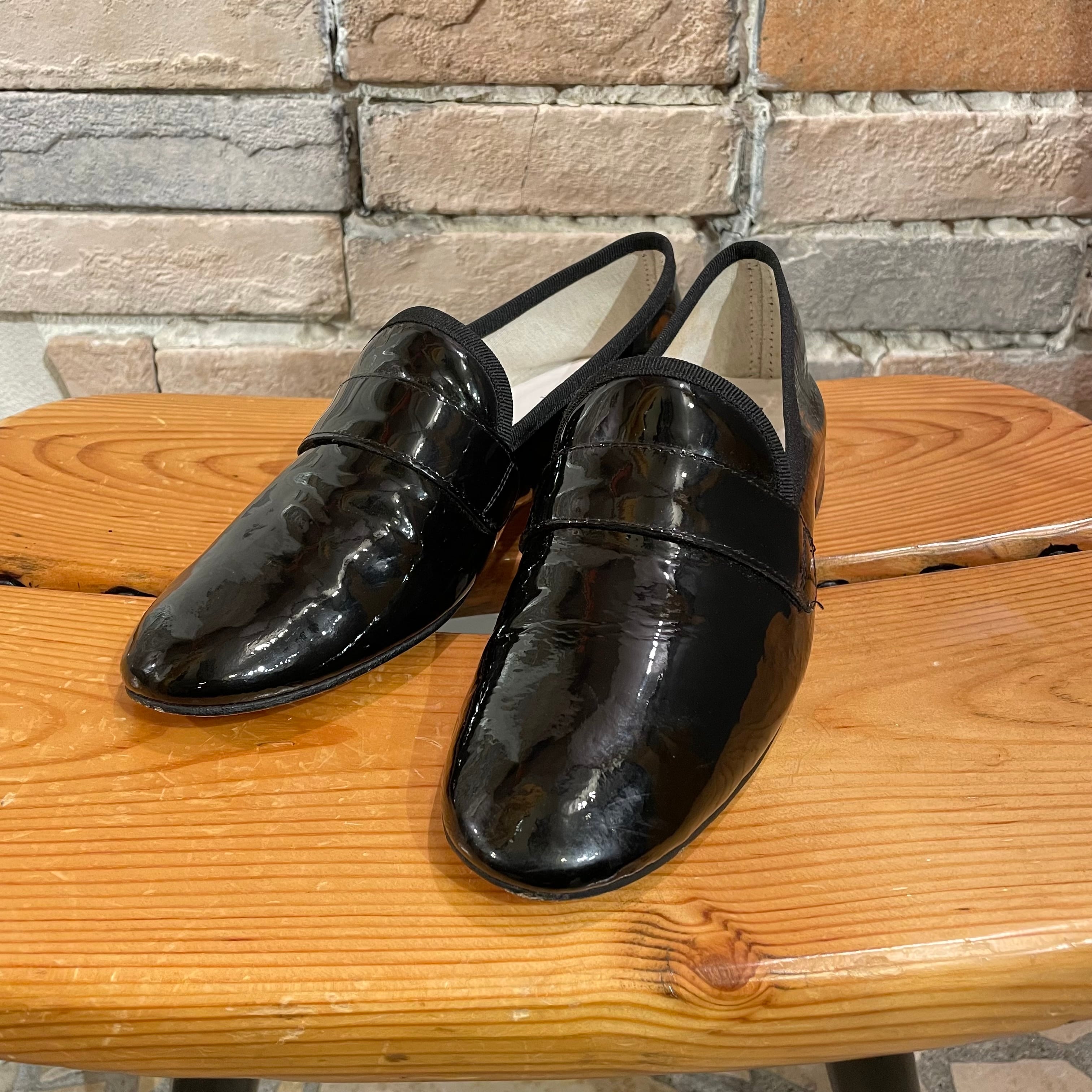 Repetto Camille エナメルブラック 37 Repetto Camille エナメル