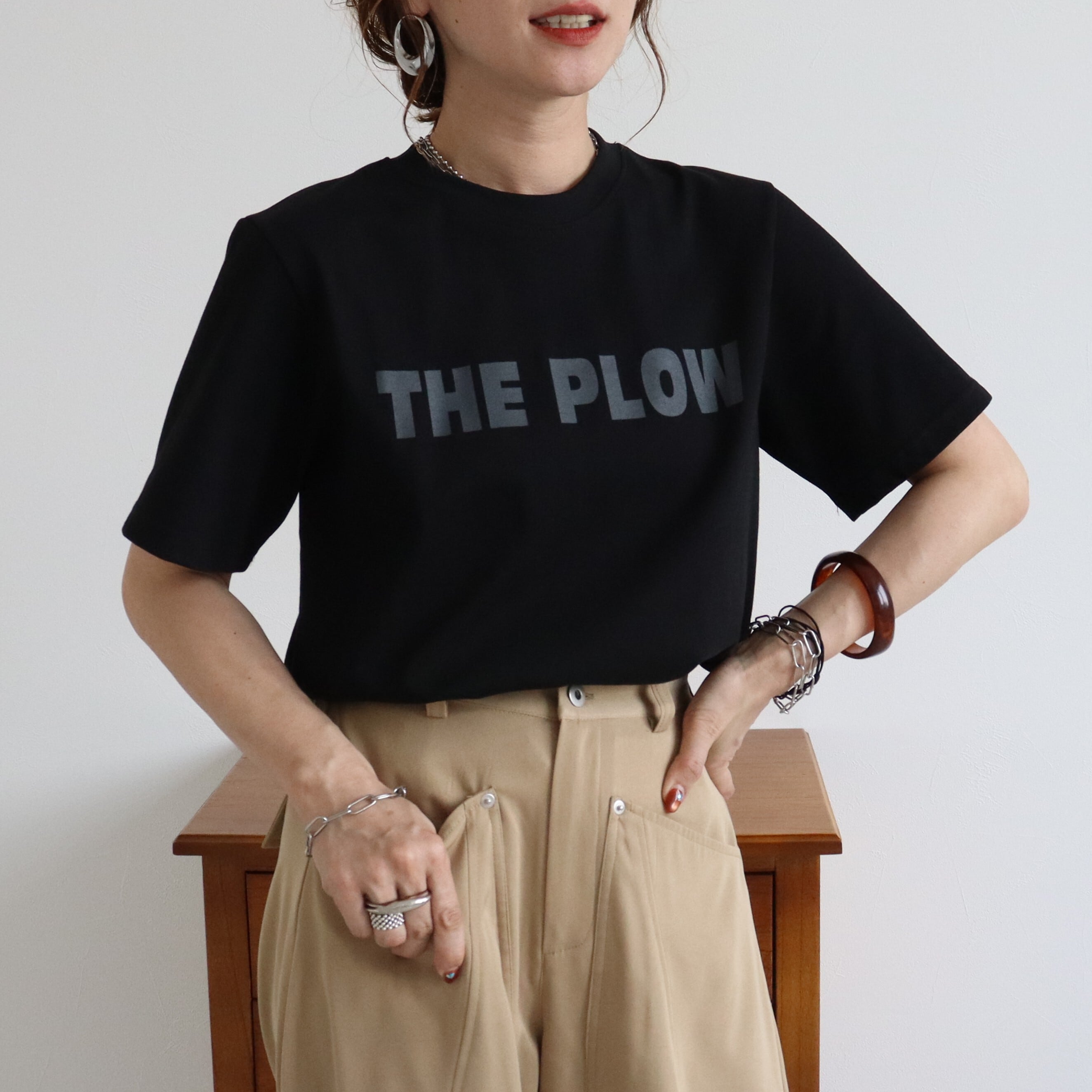 THE PLOWロゴTシャツRevival【R24143-k-z】送料無料 / メール便発送10