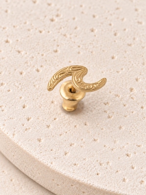 316L hawaiian wave pierce（ 片耳用 ）#p04