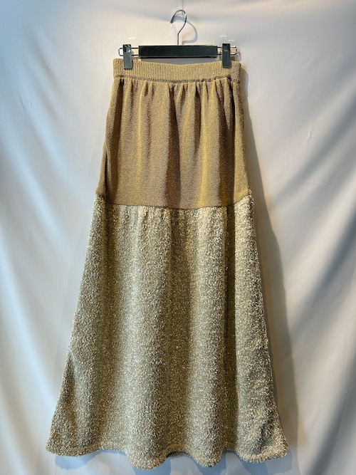 FUMIETANAKA  glitter knit skirt