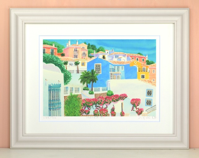 栗乃木ハルミ「Heredia」 gタイプ　絵画・ 額入りアート