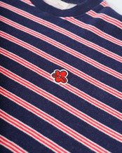 【#Re:room】CUT OFF BORDER SWEAT TRAINER［REC884］