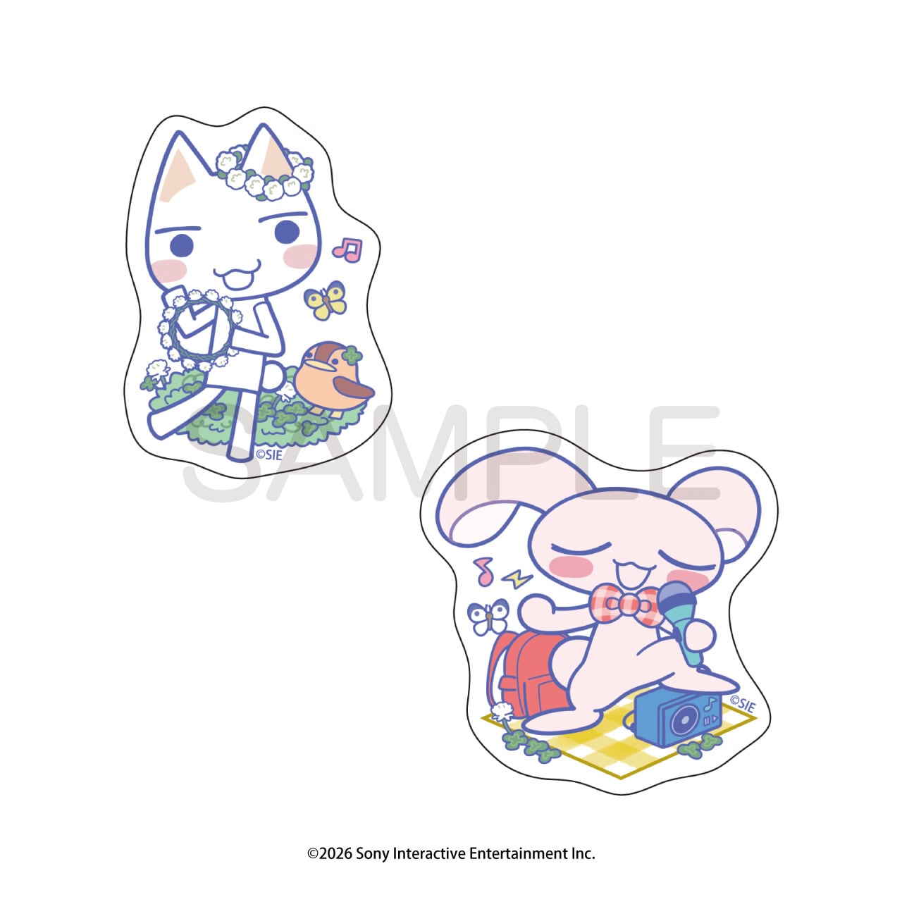 どこでもいっしょ ピクニックでもいっしょ ダイカットステッカー <トロ