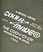 COOLAドライブプリントベーシックTシャツ (D/GRAY)　CQ-49002