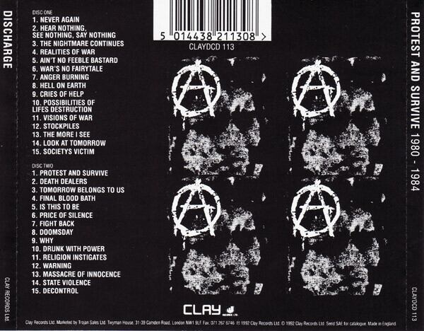 Discharge/PROTEST AND SURVIVE 1980-1984 | RECORD SHOP CONQUEST