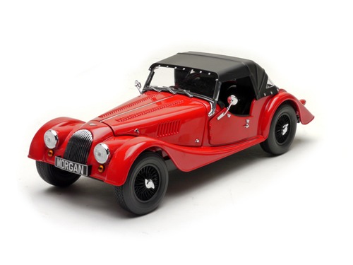 K08115R (生産終了品 )モデルカー、1/18スケール、京商製、モーガン 4/4、レッド