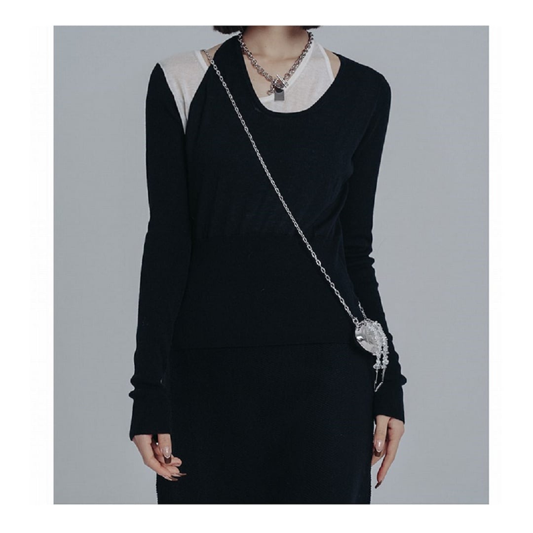 セットアップ ニットトップス&マーメイドスリムスカート2点SET ST0054