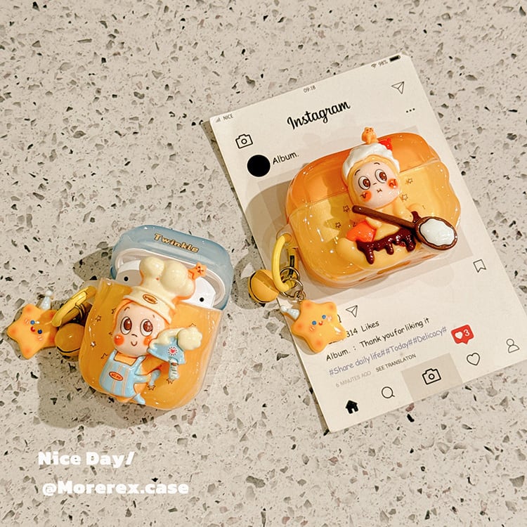 POP MART Twinkle 立体エアポッズケース AirPods 1/2/3/4/Pro対応 かわいい 立体デザイン かわいいコレクションアイテム