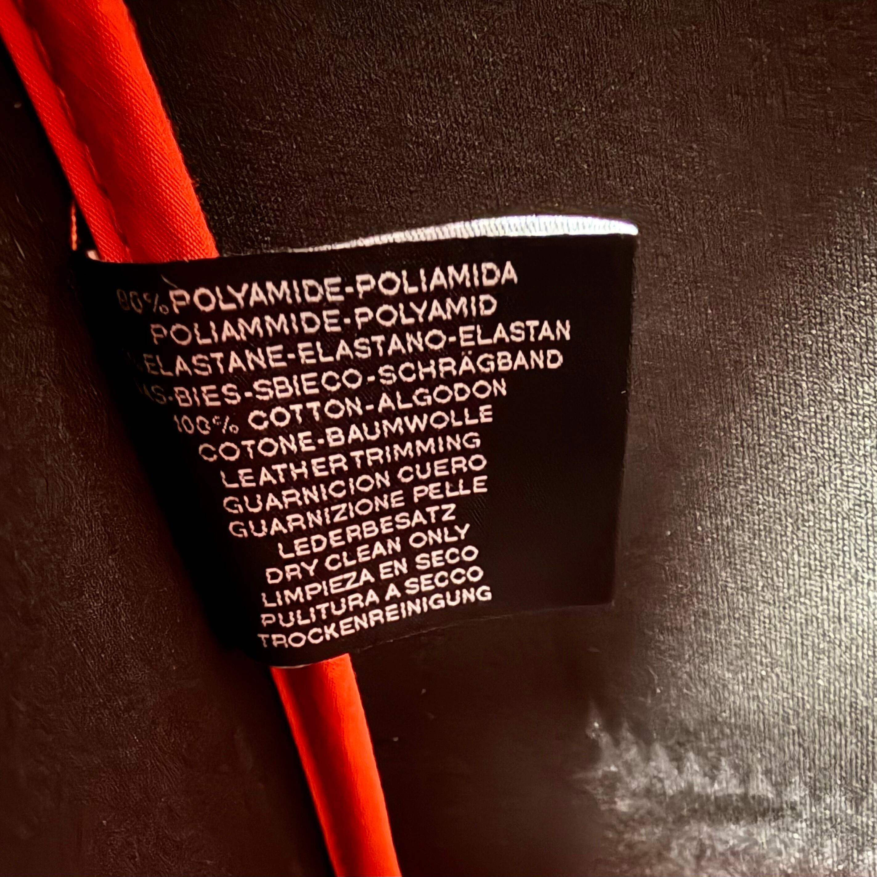 HERMES ネオバン・レオパード MM ポーチ ネオプレン オレンジ エルメス