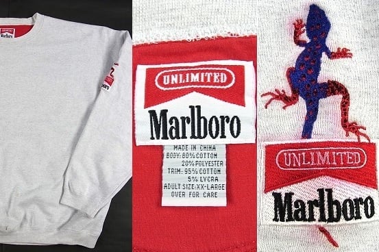 90's UNLIMITED Marlboro マルボロ トカゲ 刺繍 ヴィンテージ 90's UNLIMITED Marlboro マルボロ トカゲ 刺繍 ヴィンテージ