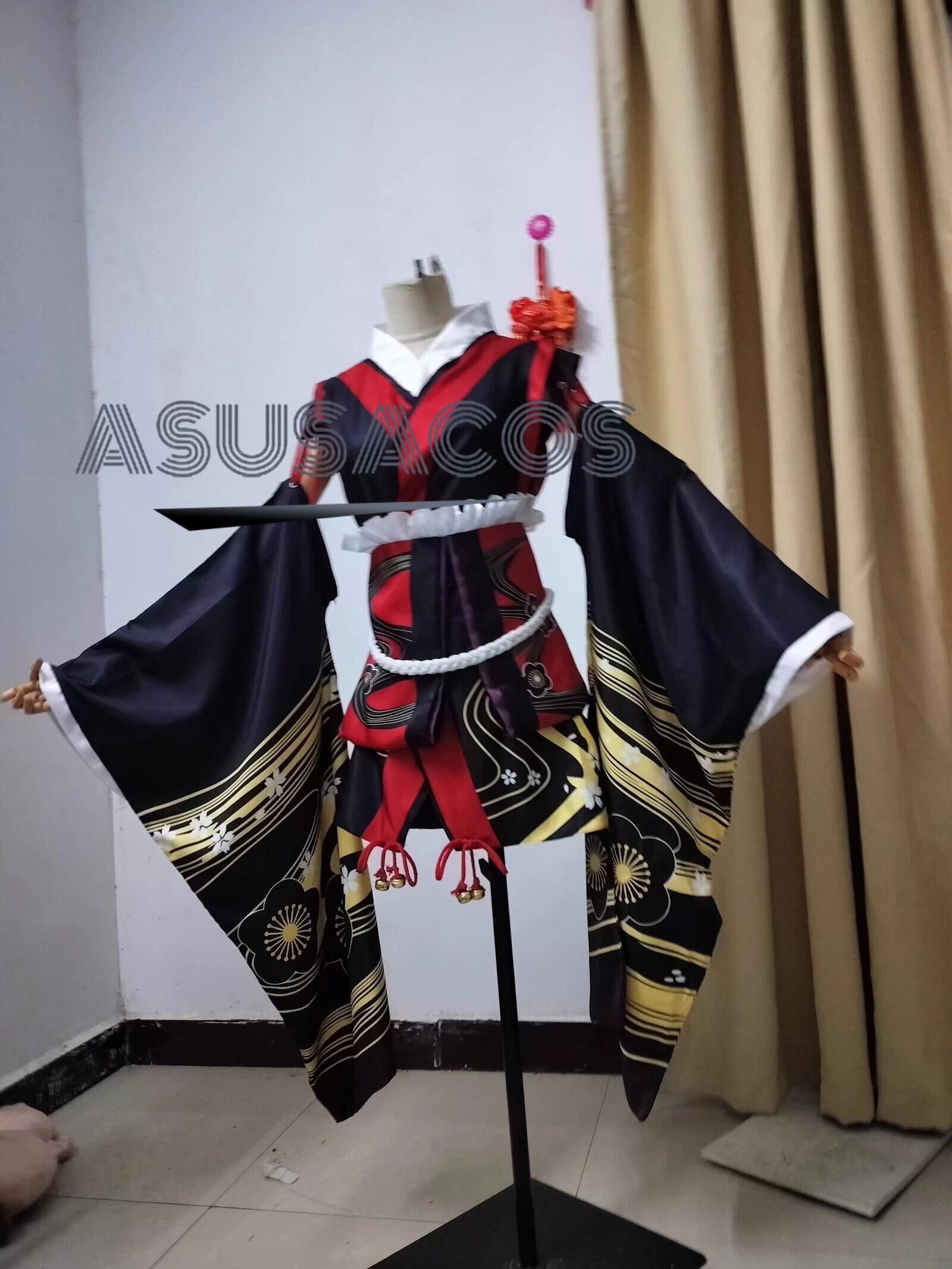 ASUSACOS 実物撮影！ゼノブレイド2 ホムラ コスプレ衣装 道具 武器