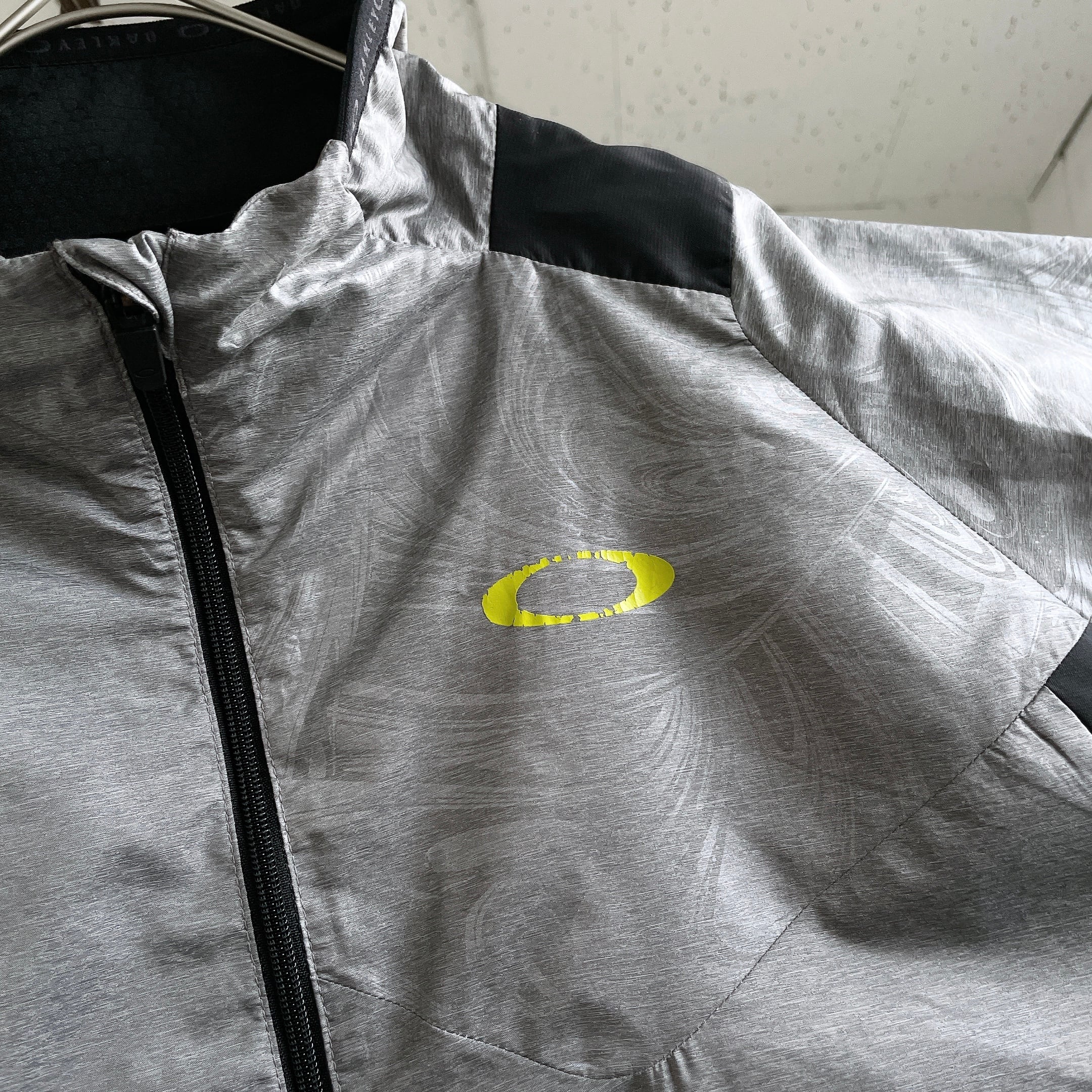 OAKLEY TYPE-02 Mat silver × Black Bi color technical blouson