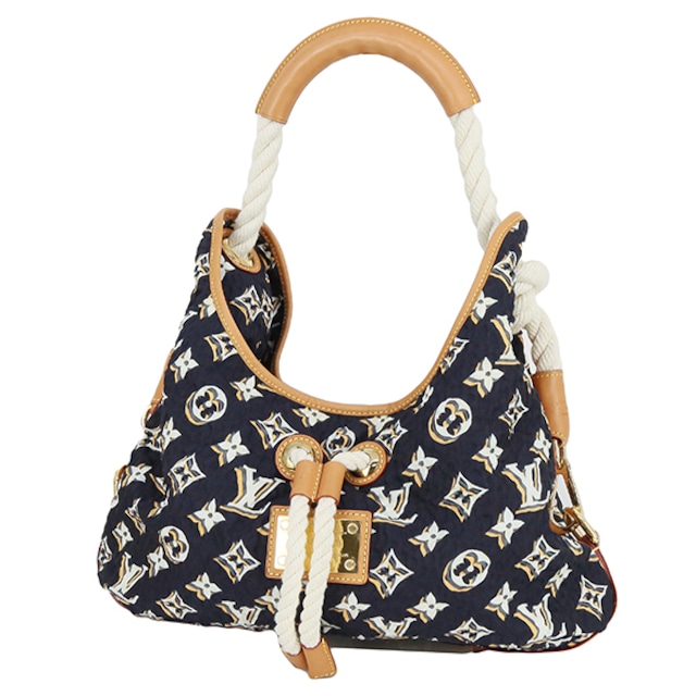 Used LOUIS VUITTON ルイヴィトン ビュル MM クルーズライン マリン 紺 M40235