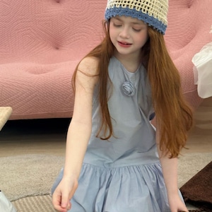 夏バラデザインワンピース