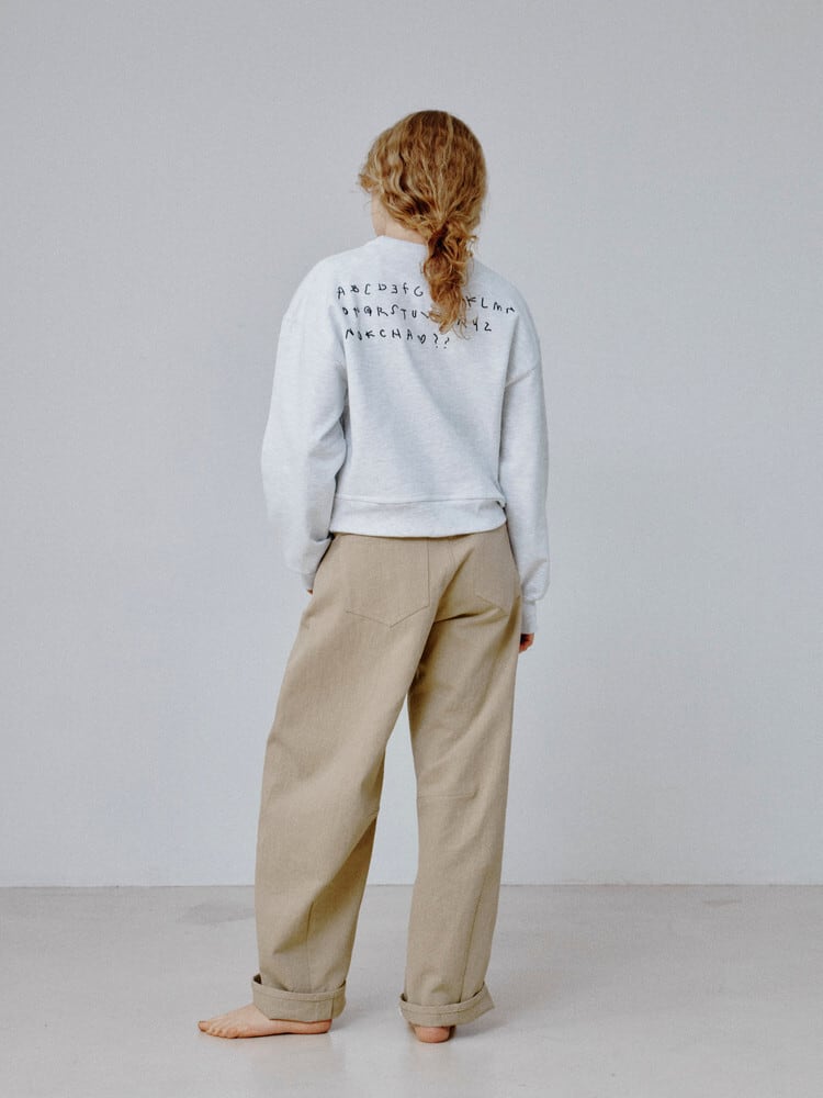 NOKCHA × MOMO 】alphabet sweat pullover | valance 福井｜レディース