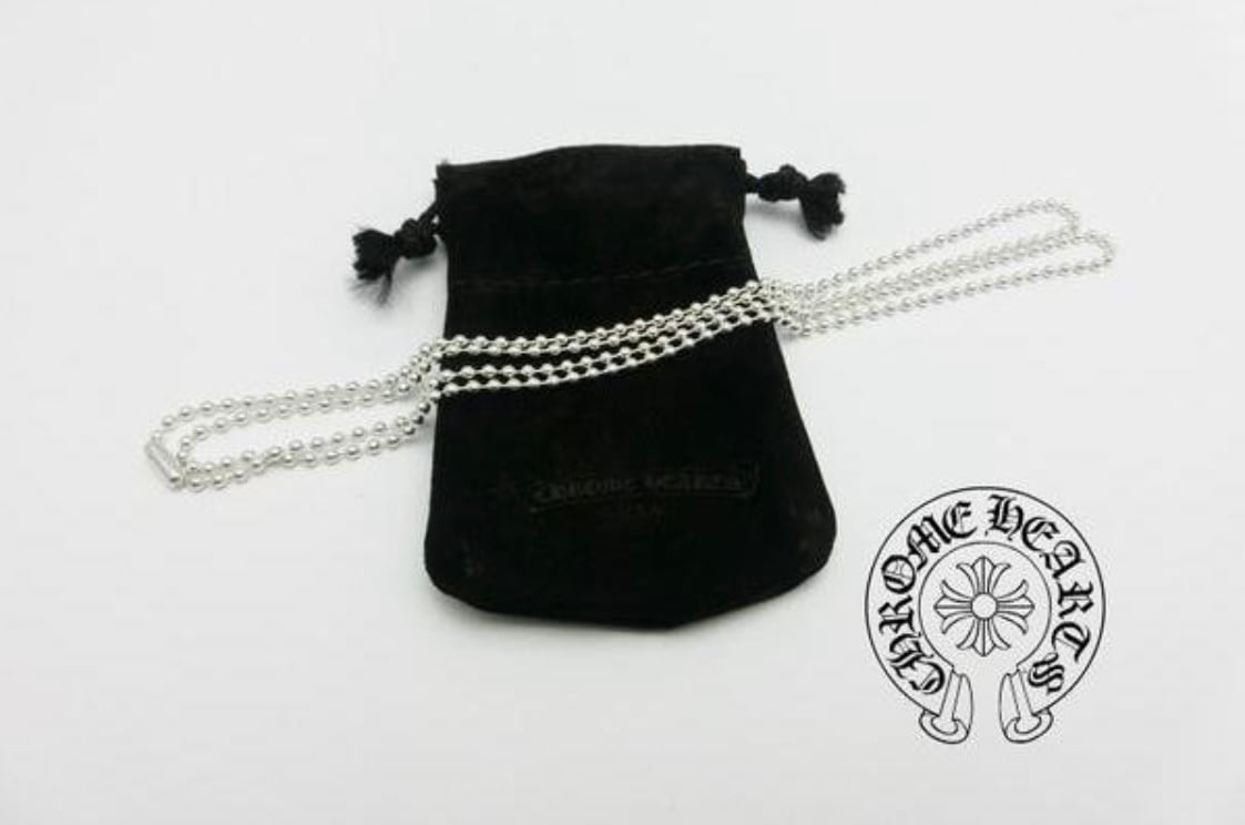 CHROME HEARTS クロムハーツ ボールチェーン 30インチ（約75cm 