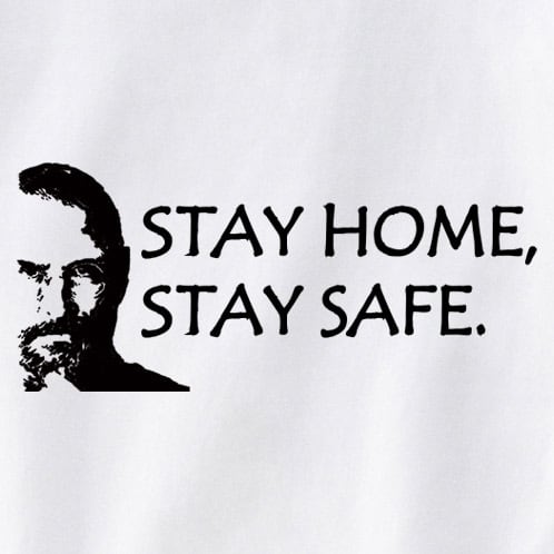 STAY HOME STAY SAF  Tシャツ ms81 ステイホーム ステイセーフ 自宅待機 在宅勤務 マスクもいいけど今は家にいよう！