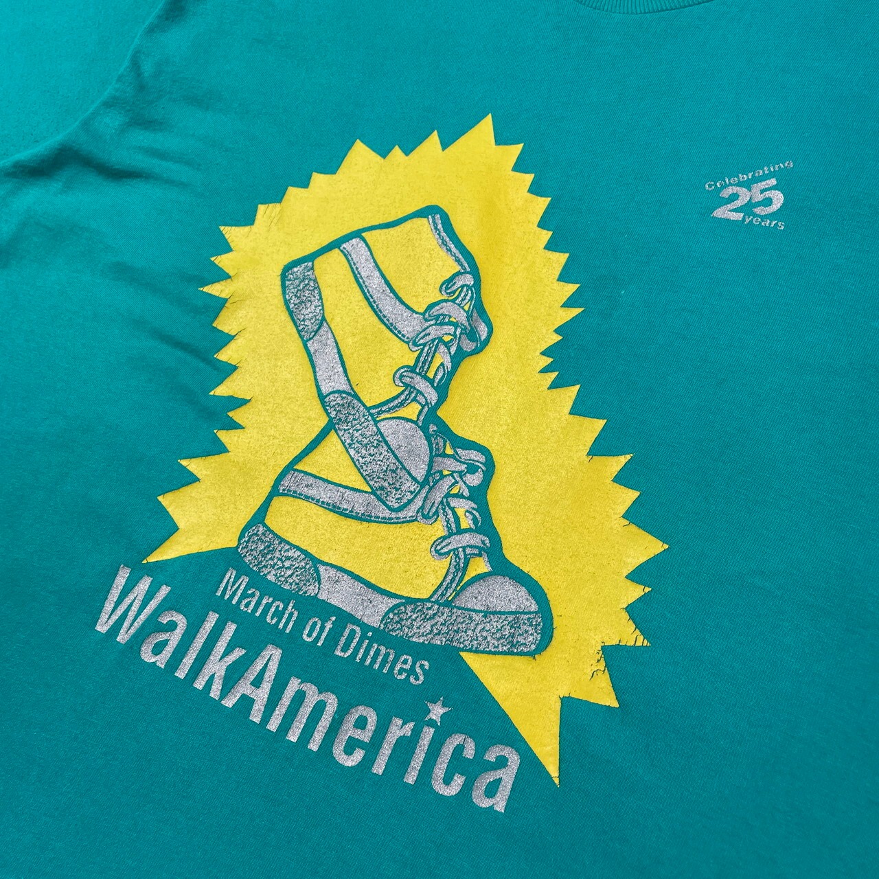 90年代 USA製 walkamerica 両面プリントTシャツ メンズXL 古着 90s 