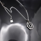 OPEN HORSESHOE #1 with GODSIZE® I.D. TAG NECKLACE / オープンホースシュー #1 ゴッドサイズ® I.D.タグネックレス