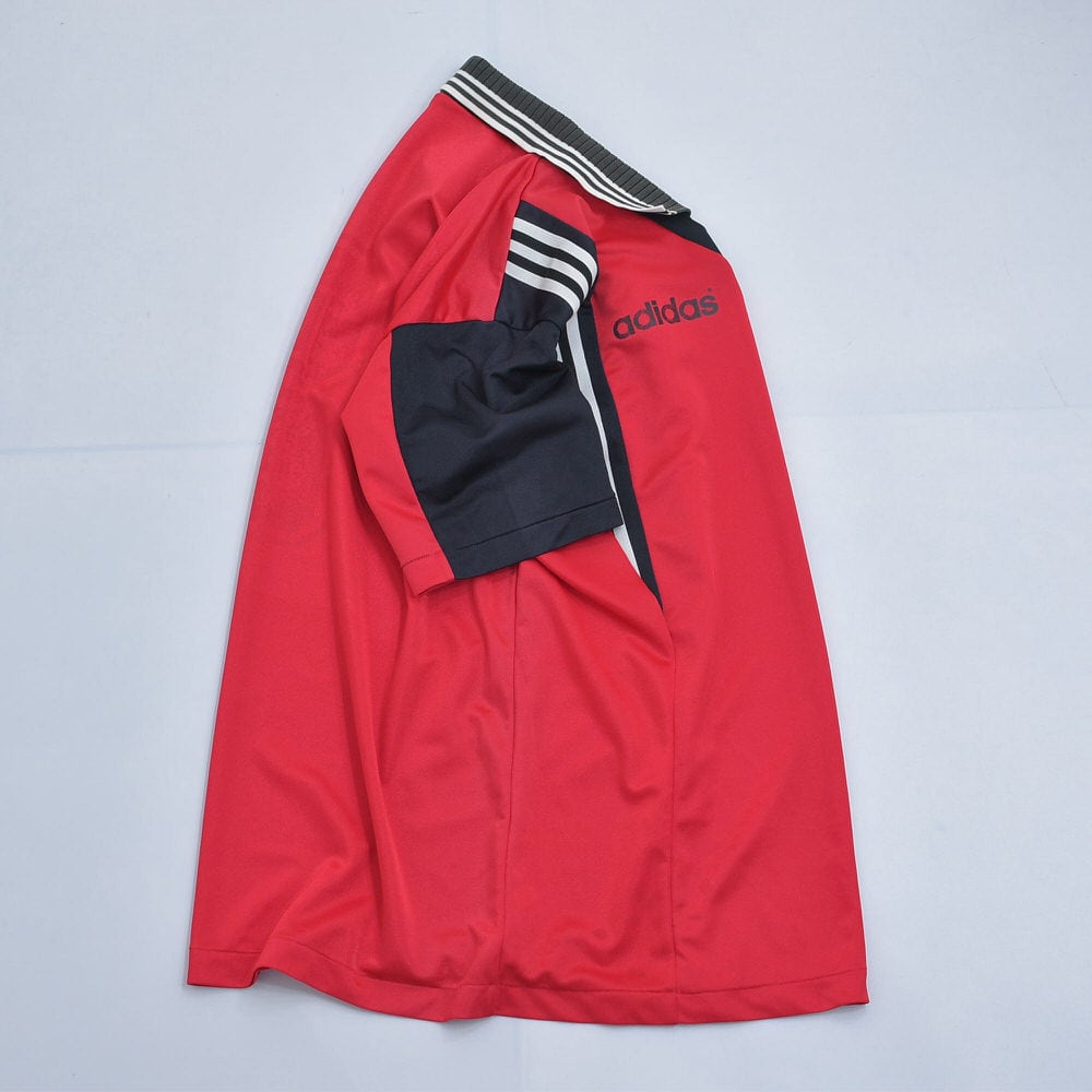 90s adidas by DESCENTE アディダス 切替デザイン ゲームシャツ 90s adidas by DESCENTE アディダス 切替デザイン ゲームシャツ