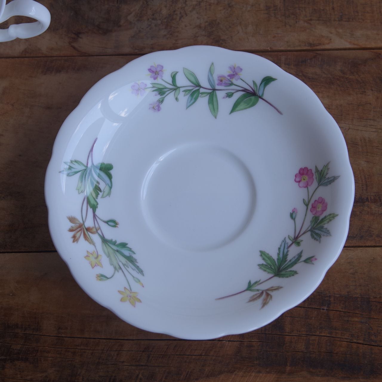 ミントン メドウ ティーカップ ソーサー Minton Meadow 花柄