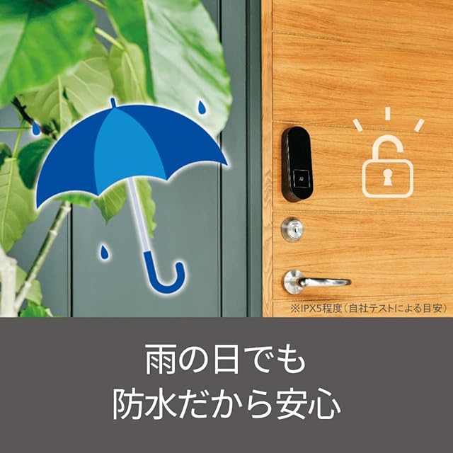 Qrio Pad キュリオパッド ブラック 暗証番号やカード で解錠 スマート