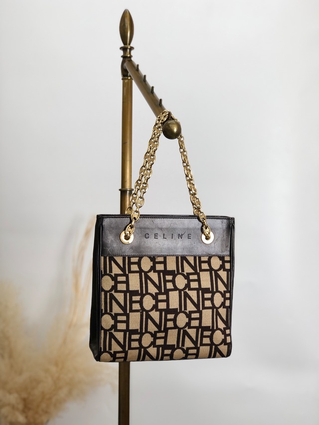 CELINE セリーヌ ネックレス ゴールド カラーストーン vintage ヴィンテージ オールド ge35zp