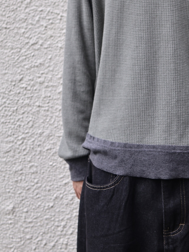patchwork design thermal top