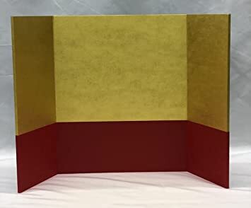 三曲一双 金彩レッド 屏風 単品 H39x32(特注-313)【屛風のみ】 | 株式