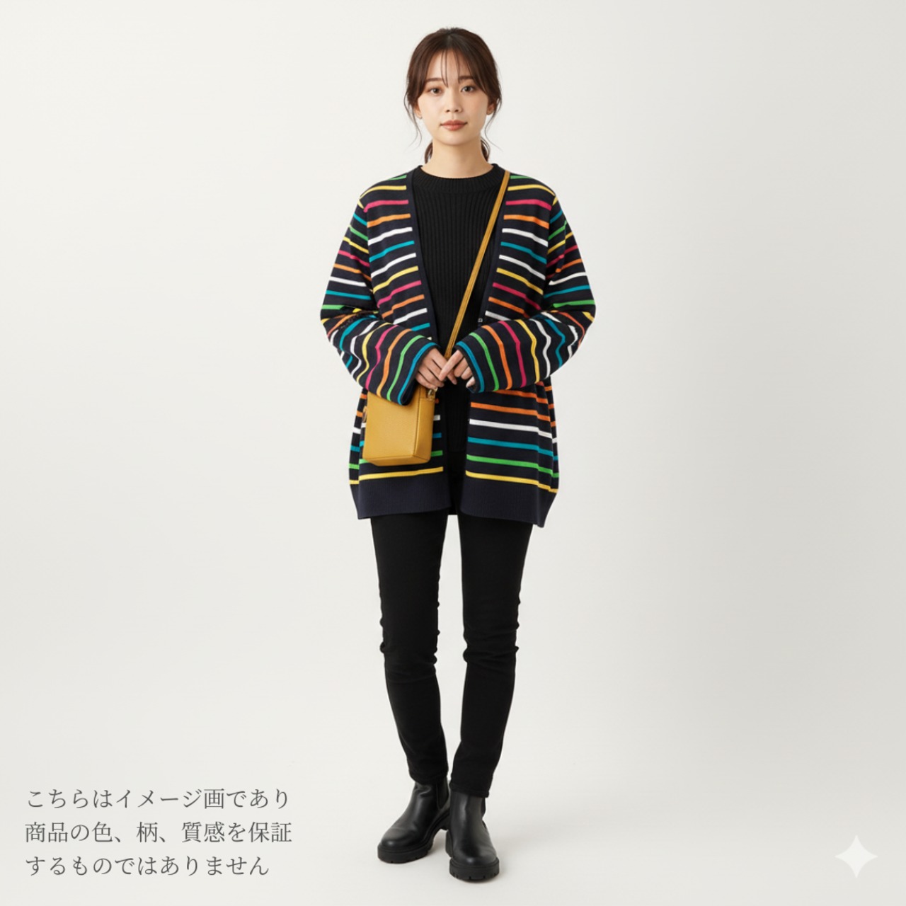 綿ポリ混特殊ドットボーダーニット生地-1m-curl tricot　KX/6800