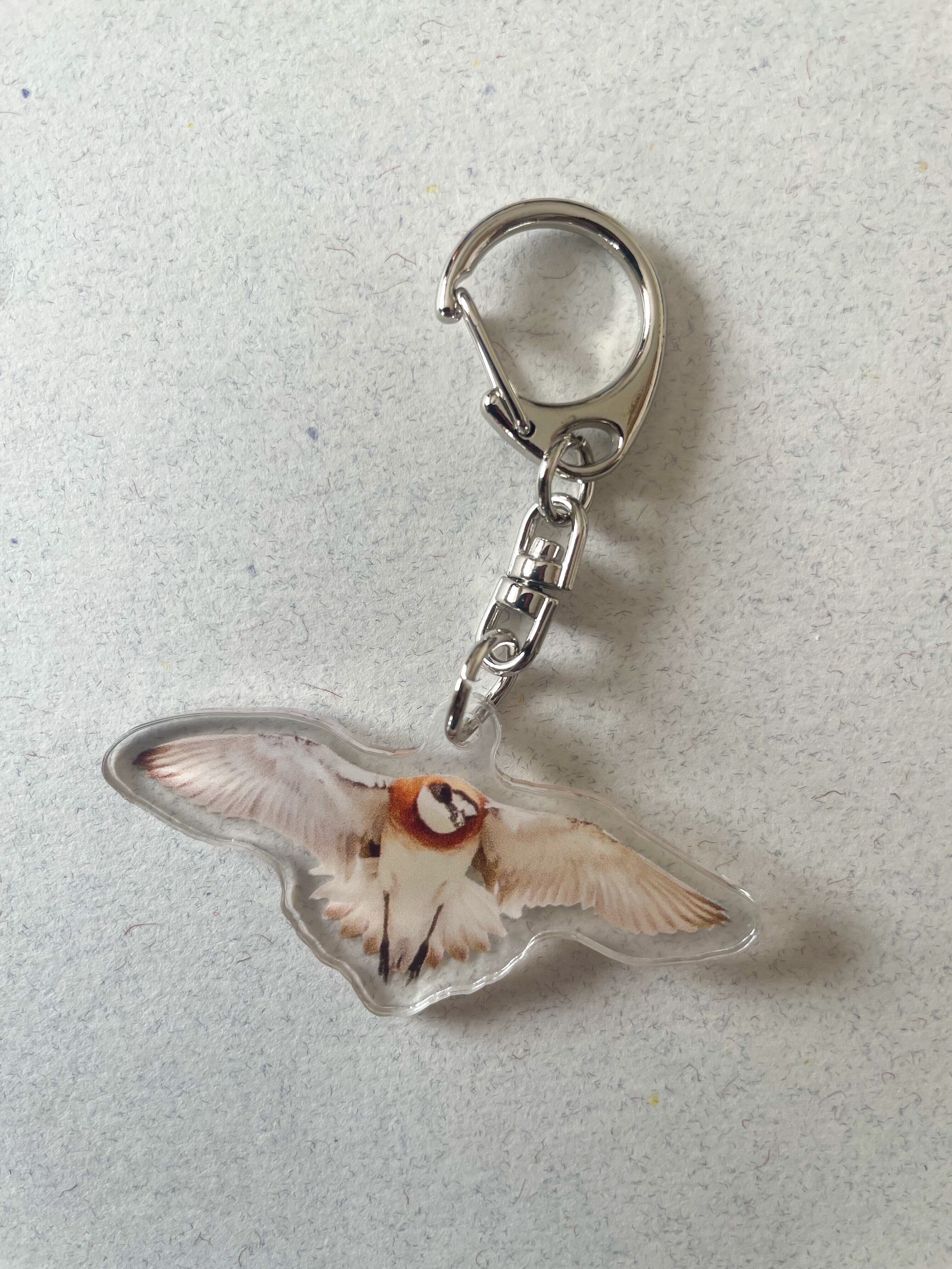 かわいい鳥のアクリルキーホルダー（Sサイズ） | ヨモツヘグイニナ