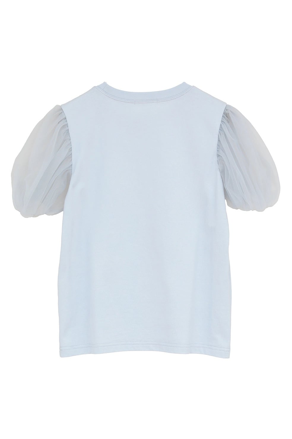 CLANE(クラネ) TULLE VEST LAYERED TOPS BLUE | サウスオレンジ