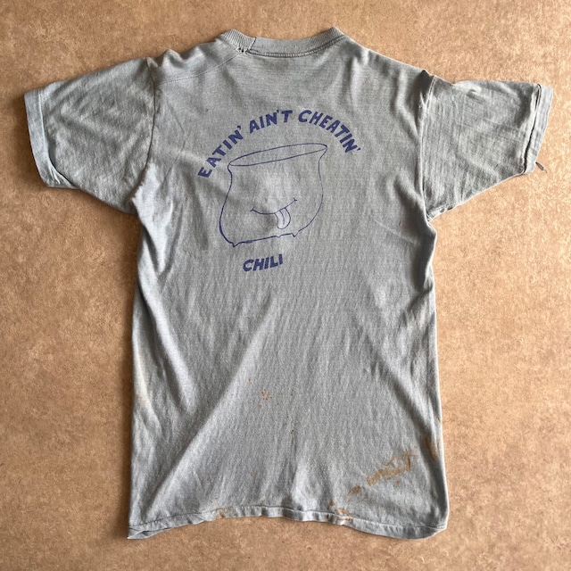 1970s  Sears  “染み込みプリント” Pocket Tee  S  H474
