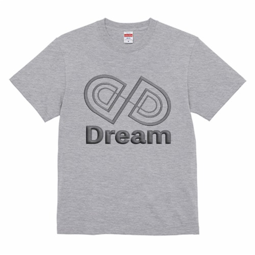 Draemkendam-5.6oz Tシャツ-Infinite Dreams(アッシュ）