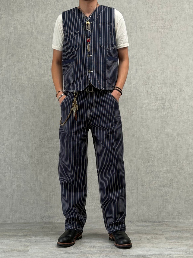 Classic Wabash Stripe Work Vest
