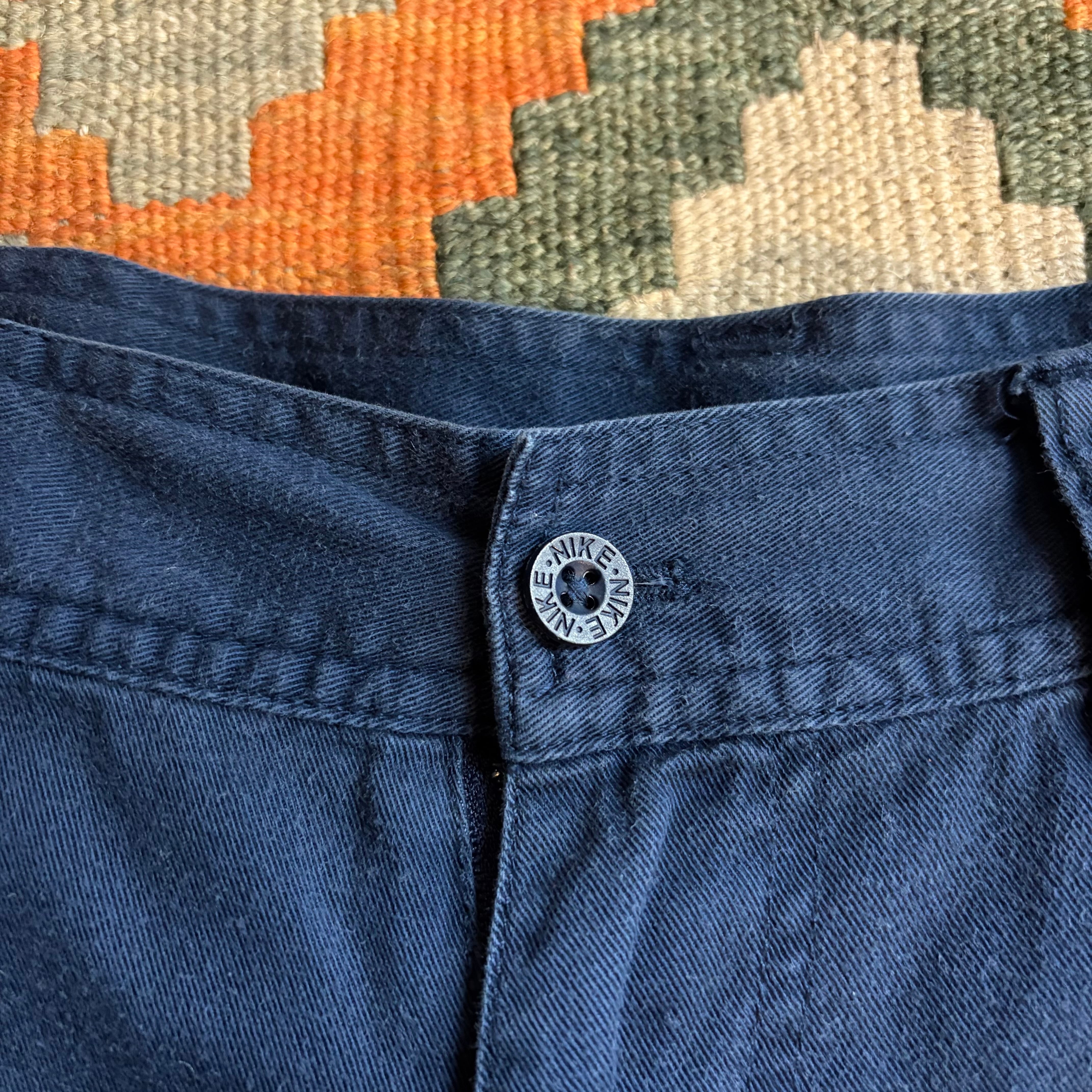 00s NIKE ロゴ刺繍ハーフカーゴパンツ | 古着屋PENNY