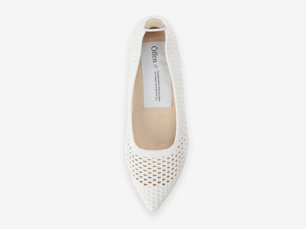 Öffenオッフェン　pointed-DOILY / WHITE