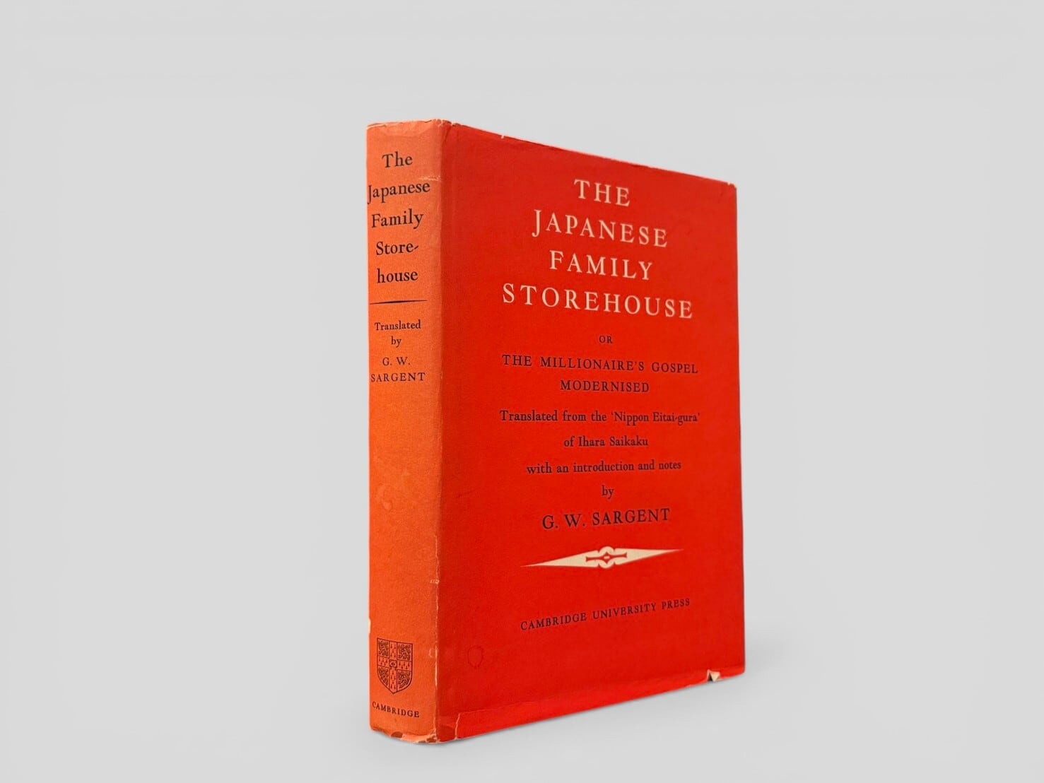 【SJ952】【REPRINT】The Japanese Family Storehouse: Or The Millionaire’s Gospel Modernised(1969) /Ihara Saikaku