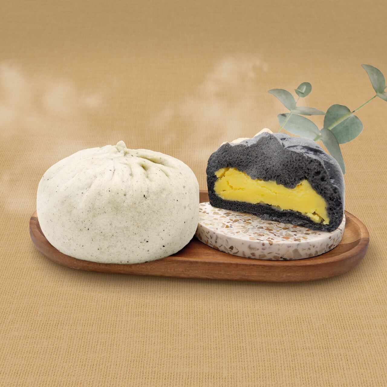 みさっこままん　 2種セットF】金沙まん + 黒ゴマまん（6個入り） | 一心包子舗