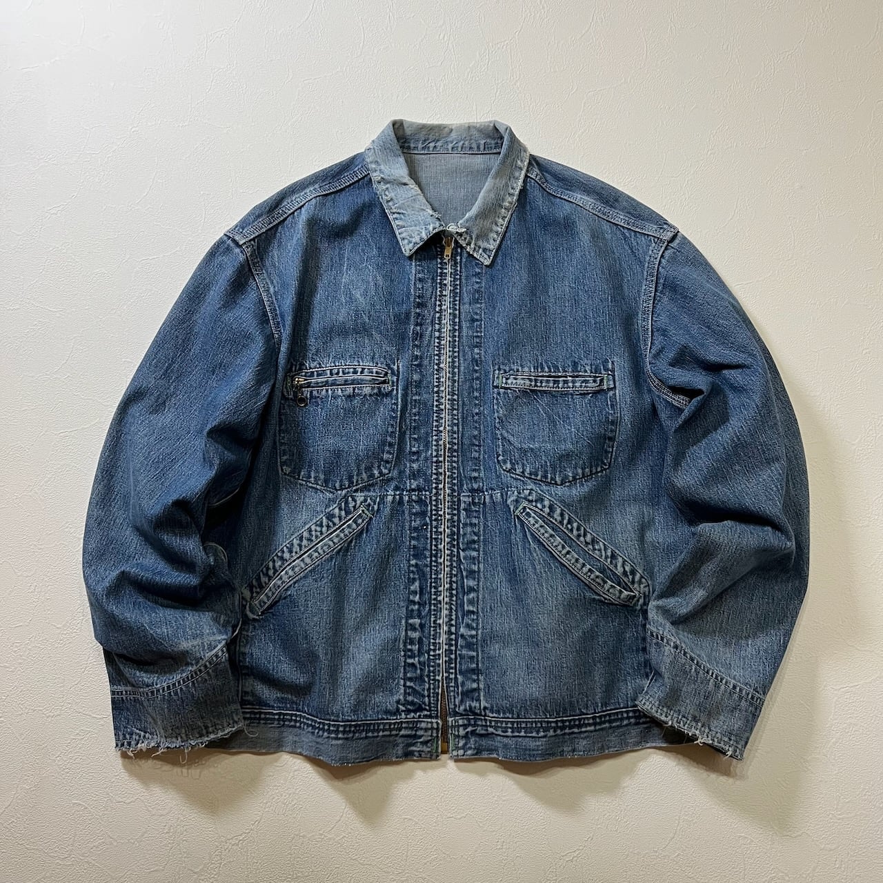 Lee デニムジャケット 70s アメリカ製 LEE(リー) 60s～70s VINTAGE 101J USA製 ボタン裏X ヴィンテージ