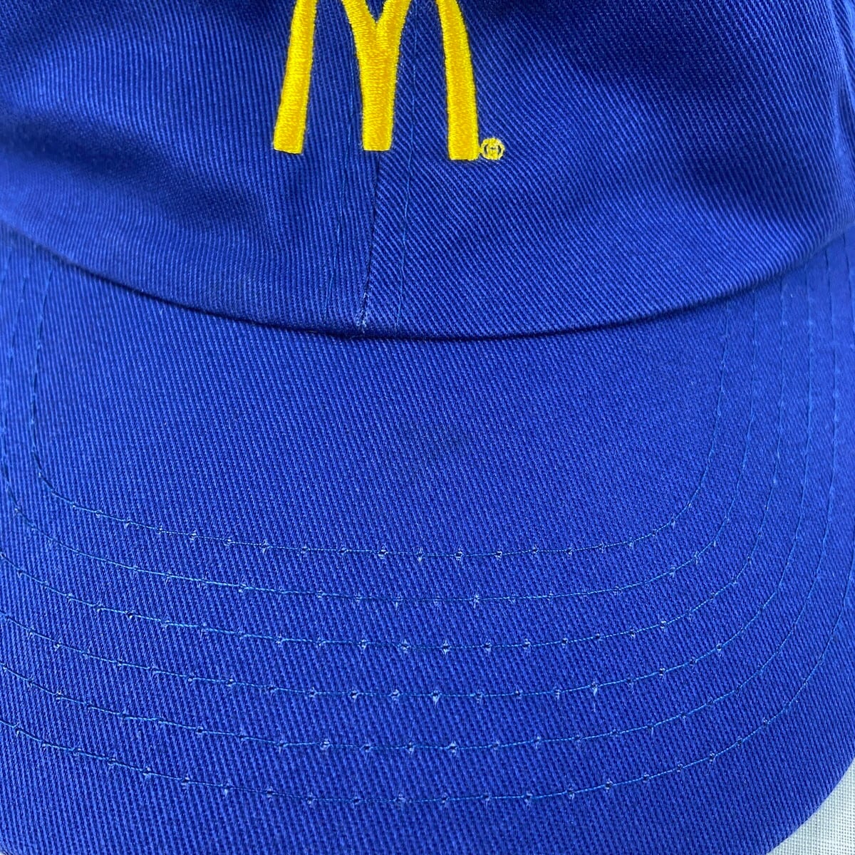McDONALD'S マクドナルド ベースボールキャップ 企業ロゴ刺繍 メンズ